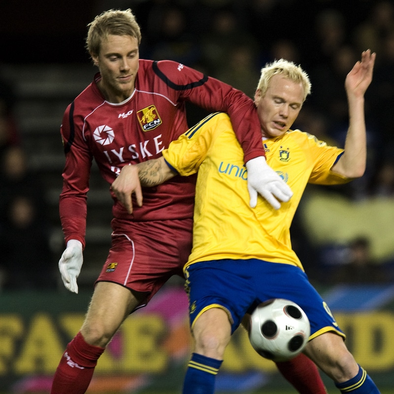 Sportsfotografier fra Superligaen, 1. dvision og 2. division af fotojournalist Jens Panduro.